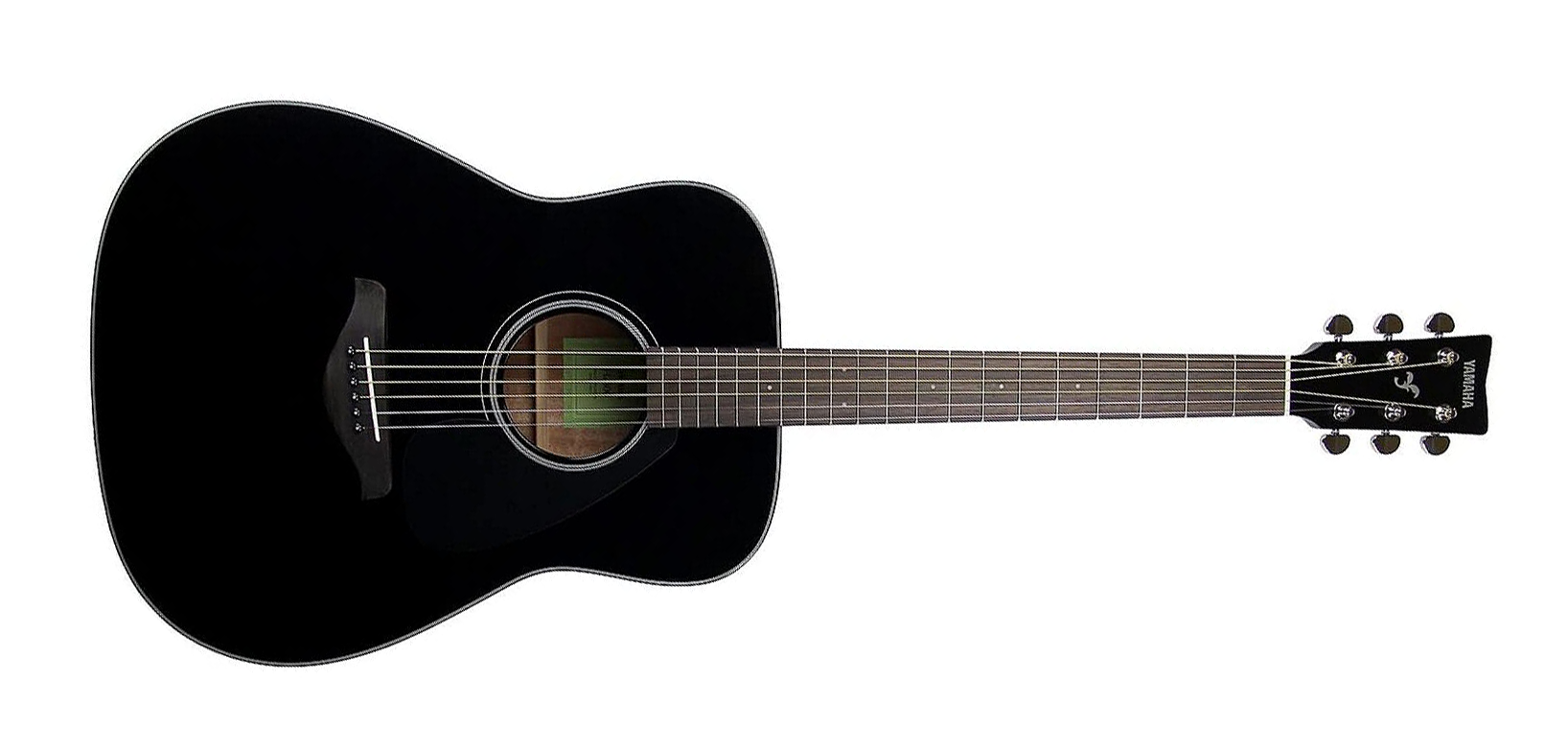 Yamaha FG800 BL FG Series Dreadnought 6-String RH Acoustic Guitar-Black