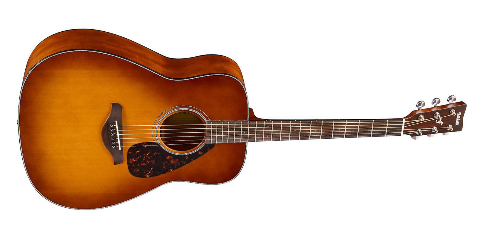 Yamaha FG800 SDB FG Series Dreadnought 6-String RH Acoustic Guitar-Sand Burst