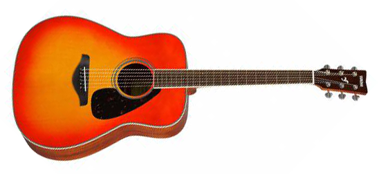 Yamaha FG820 AB FG Series Dreadnought 6 String RH Acoustic Guitar in Autumn Burst