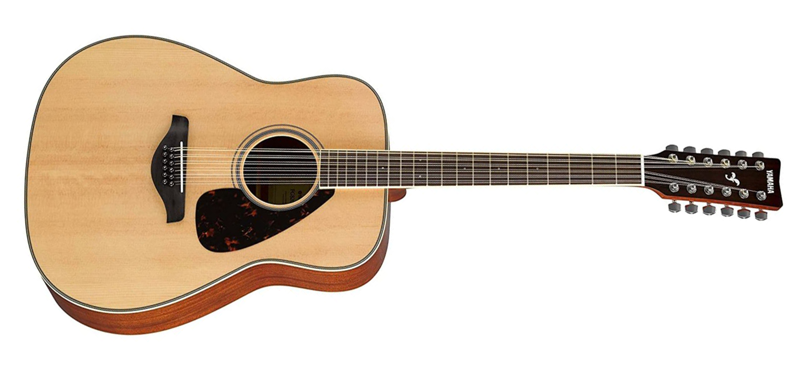 Yamaha FG820-12 FG Series Dreadnought 12-String RH Acoustic Guitar in Natural