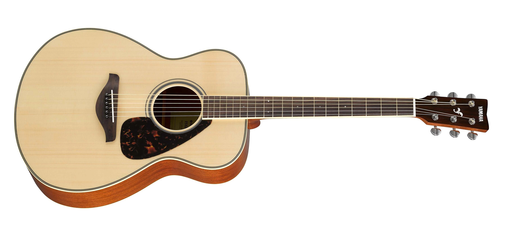 Yamaha FS820 FS Series Concert 6-String RH Acoustic Guitar in Natural