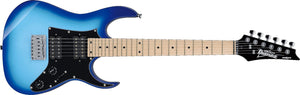 Ibanez GRGM21MBLT Gio Mikro Series 6-String RH 3/4 Electric Guitar-Blue Burst