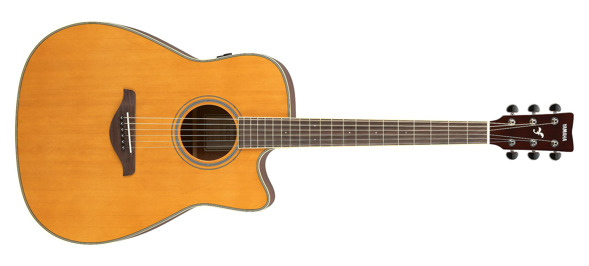 Yamaha FGCTA VT Tradition Western TransAcoustic 6-String RH Acoustic Electric Guitar in Vintage Tint