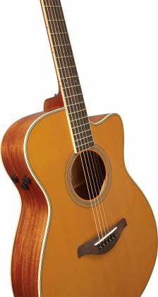 Yamaha FSCTA VT Folk/Concert TransAcoustic 6-String RH Acoustic Electric Guitar in Vintage Tint