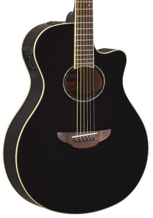 Yamaha APX700II BL Thin-Line 6-String RH Acoustic Electric Guitar-Black
