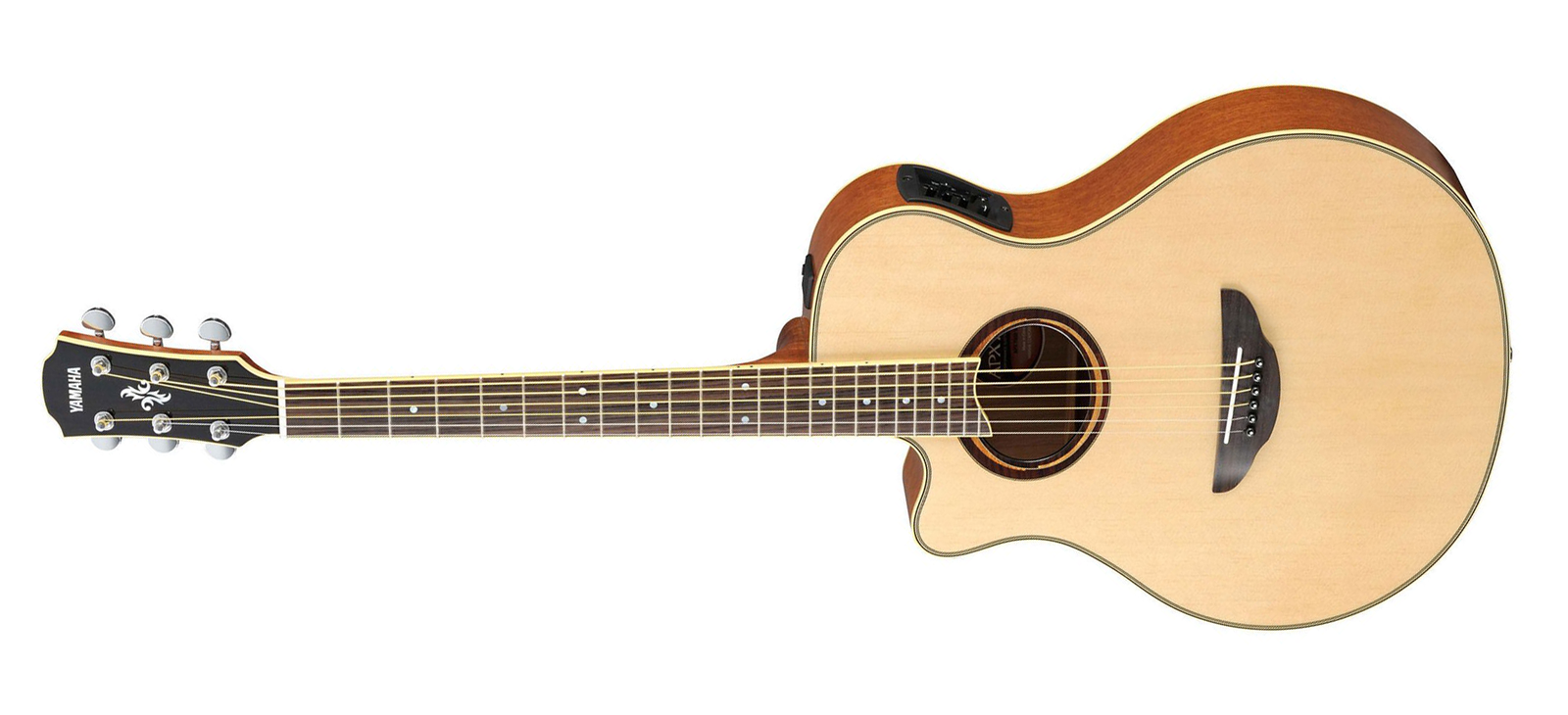 Yamaha APX700IIL NT Thin-Line 6-String LH Acoustic Electric Guitar-Natural