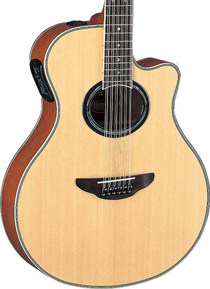 Yamaha APX700II-12 NT Thin-Line 12-String RH Acoustic Electric Guitar-Natural
