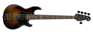 Yamaha BB735A DCS 5-String RH Electric Bass with Gig Bag in Dark Coffee Sunburst