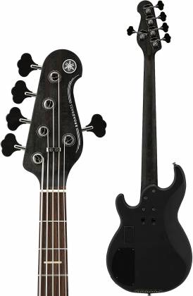 Yamaha BB735A MTB 5-String RH Electric Bass with Gig Bag in Matte Translucent Black