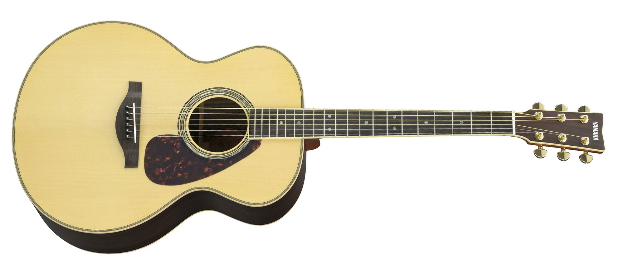 Yamaha LJ16ARE Medium Jumbo 6-String RH Acoustic Electric Guitar with Hard Bag in Natural