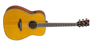 Yamaha FGTA VT TransAcoustic Dreadnought 6-String RH Acoustic Electric Guitar in Vintage Tint