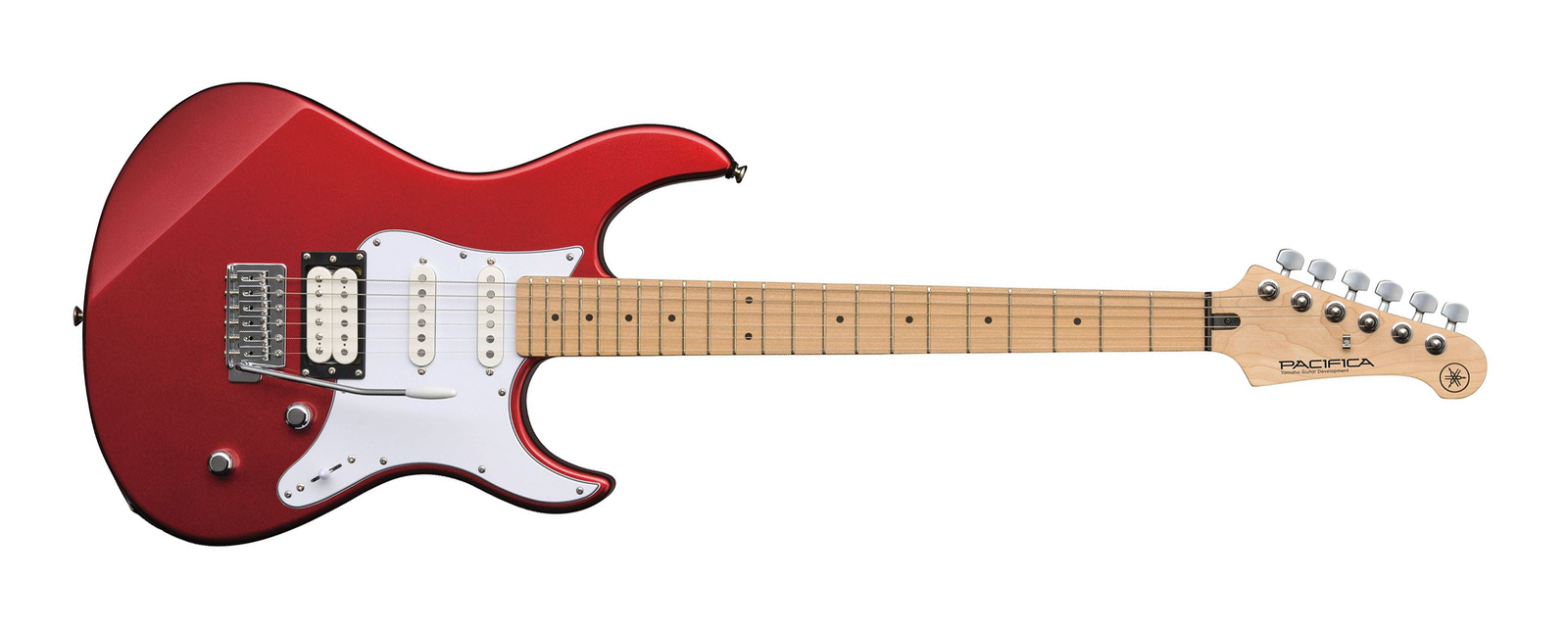 Yamaha PAC112VM RM Pacifica Maple 6-String RH Electric Guitar-Metallic Red