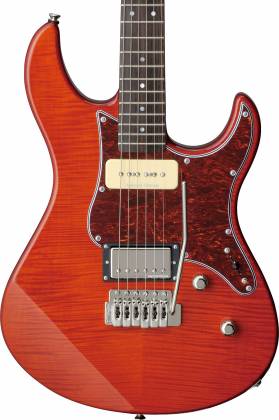 Yamaha PAC611VFM CB Pacifica 6-String RH Electric Guitar-Caramel Brown