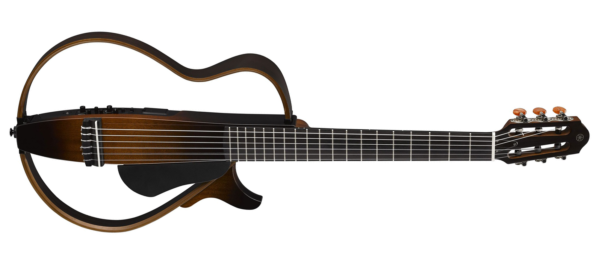 Yamaha SLG200N TBS Silent Nylon 6-String RH Classical Guitar with Gig Bag Tobacco Brown Sunburst