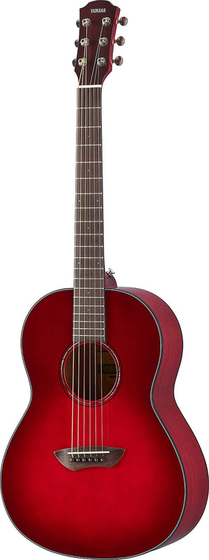 Yamaha CSF1M CRB RH 6-String CSF Compact Folk Guitar – Crimson Red Burst w/ Deluxe Gig Bag