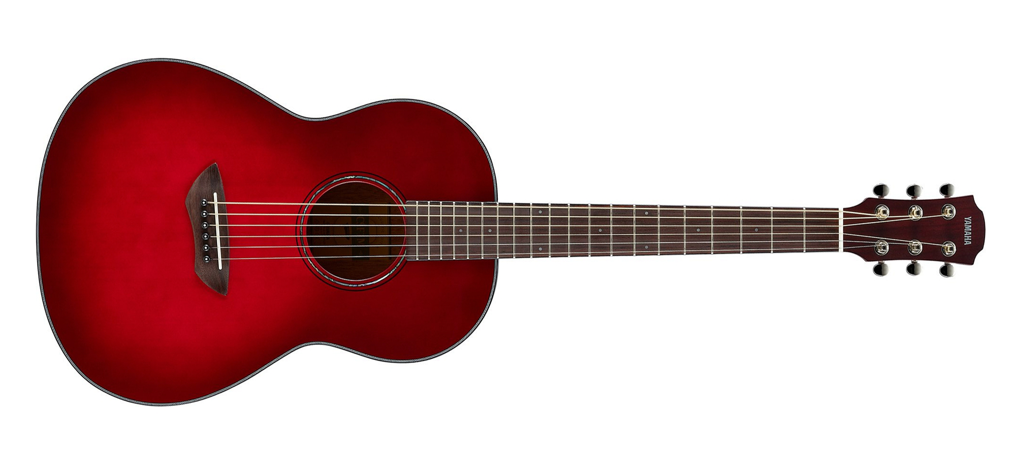 Yamaha CSF1M CRB RH 6-String CSF Compact Folk Guitar – Crimson Red Burst w/ Deluxe Gig Bag