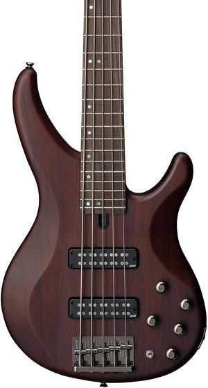 Yamaha TRBX505 TBN 500 Series 5-String RH Electric Bass Translucent Brown