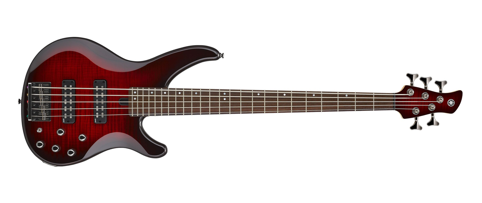 Yamaha TRBX605FM DRB 600 Series 5-String RH Electric Bass- Dark Red Burst