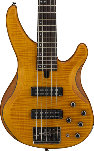 Yamaha TRBX605FM MAM 600 Series 5-String RH Electric Bass-Matte Amber