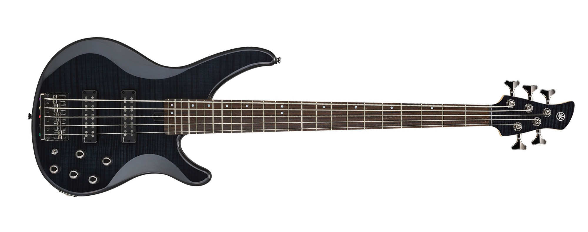 Yamaha TRBX605FM TBL 600 Series 5-String RH Electric Bass-Transluscent Black