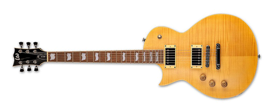 ESP Guitars LEC256VNLH LTD EC-256 Eclipse 6-String LH Electric Guitar-Vintage Natural lec-256-vn-lh