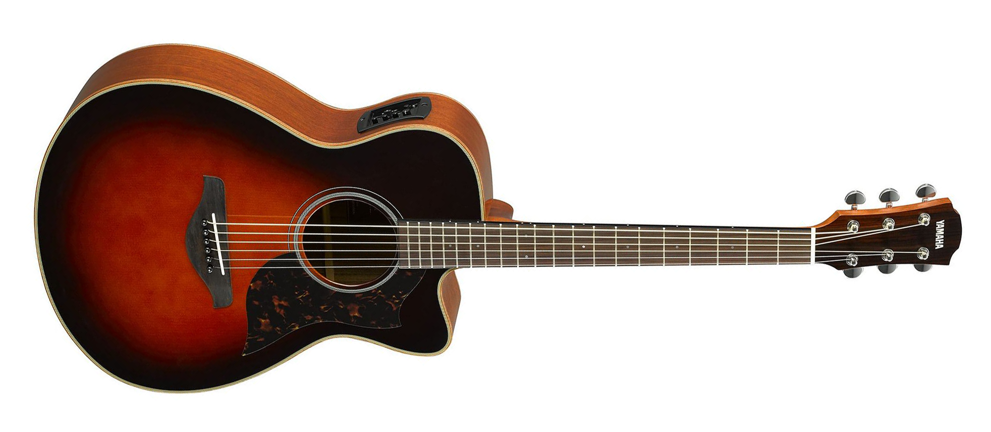 Yamaha AC1M TBS 6-String RH Concert Electric Acoustic Guitar in Tobacco Brown Sunburst