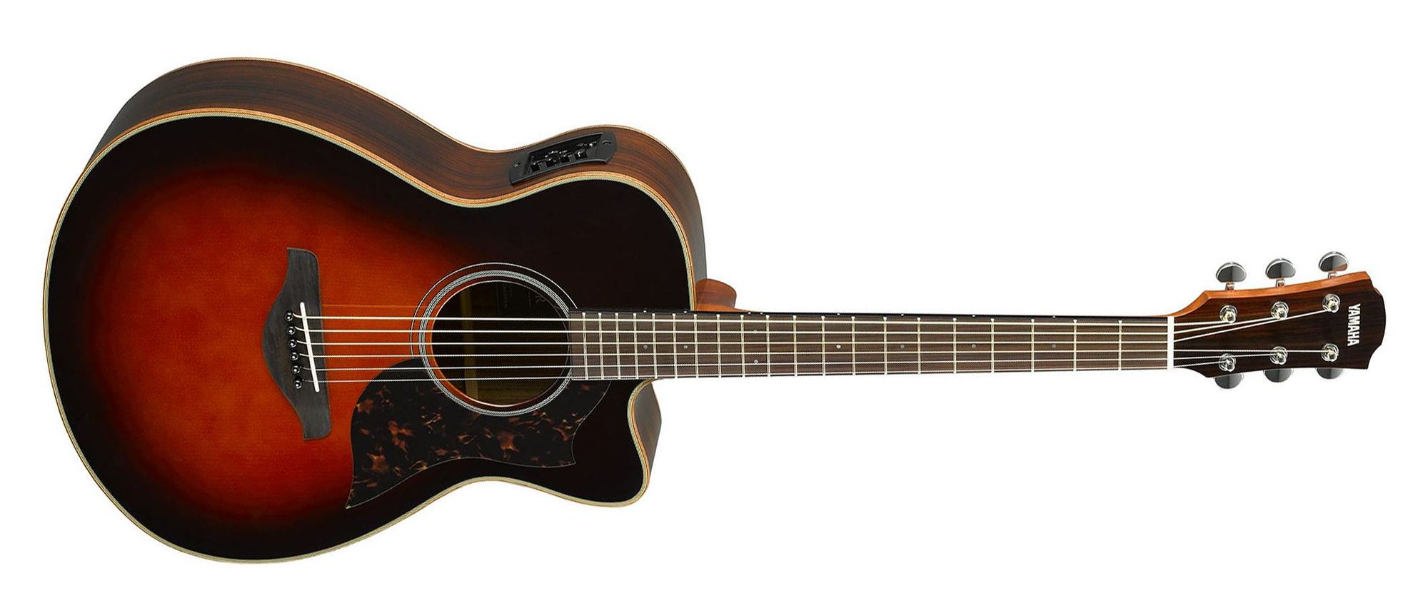 Yamaha AC1R TBS 6-String RH Concert Electric-Acoustic Guitar in Tobacco Brown Sunburst
