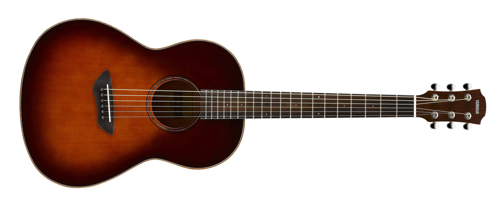 Yamaha CSF3M TBS 6-String RH Parlor Size Acoustic-Electric Guitar in Tobacco Brown Sunburst w/ Deluxe Gigbag