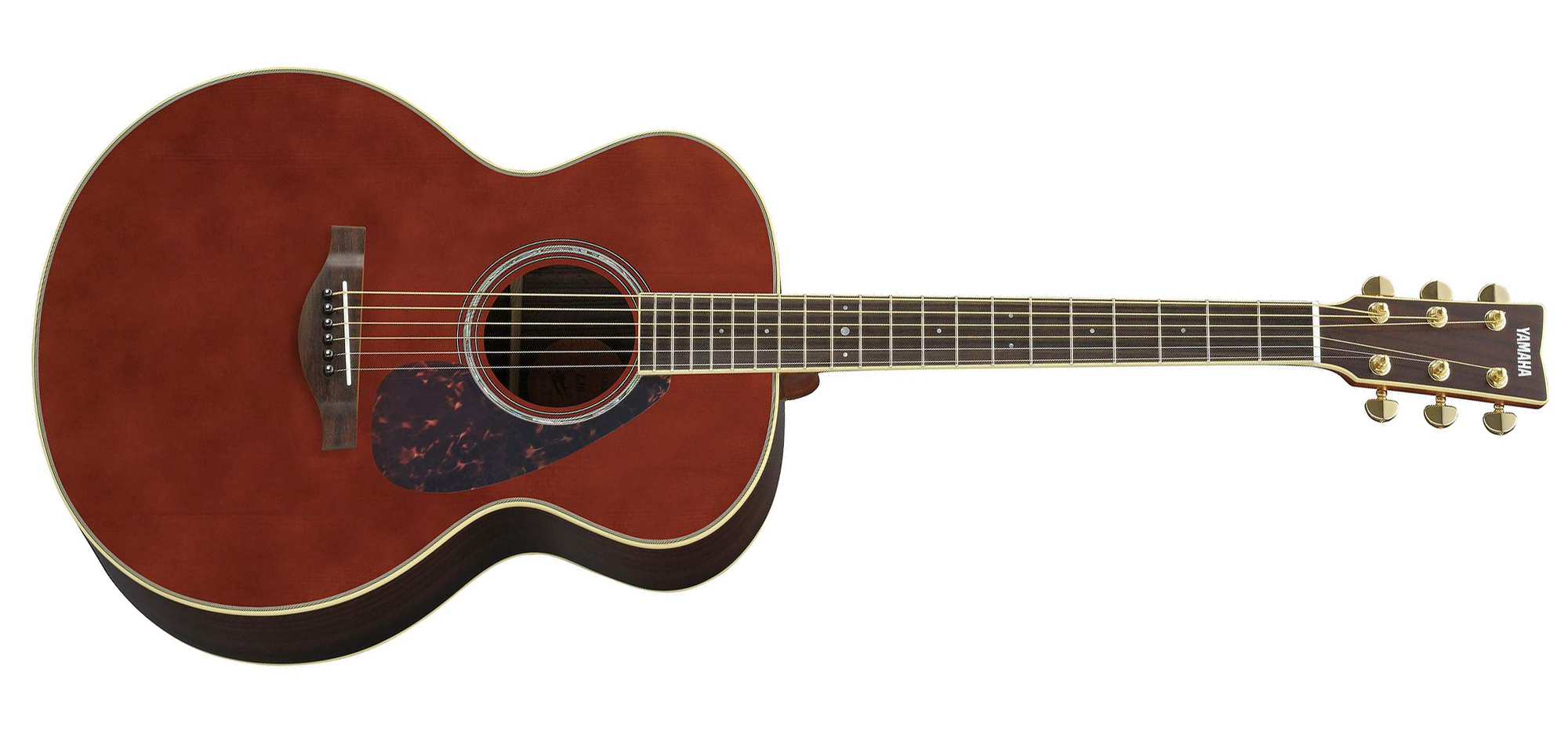 Yamaha LJ6ARE DT 6-String RH LJ6ARE Acoustic-Electric Guitar in Dark Tinted with Case