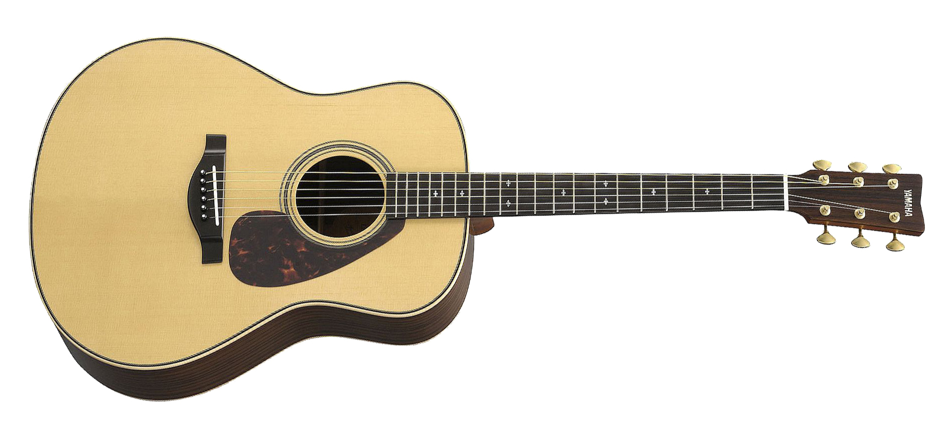 Yamaha LL26AREII 6-String RH Jumbo Body LL26 Acoustic Guitar in Natural with Hardshell Case
