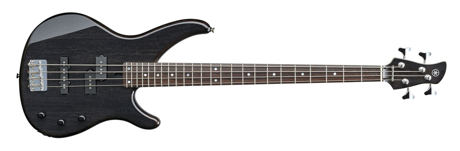 Yamaha TRBX174EW TBL 4-String RH TRBX174EW Electric Bass in Translucent Black