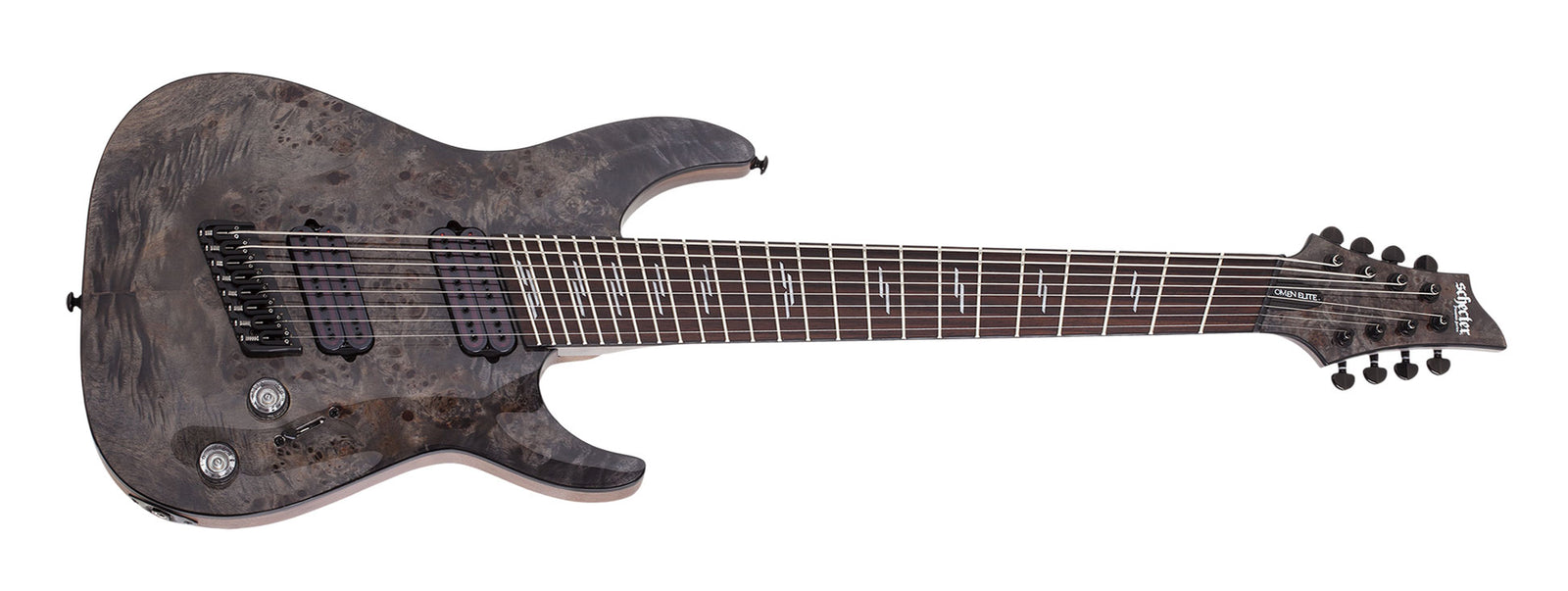 Schecter 2466-SHC Omen Elite-8 MS Charcoal 8-String RH Electric Guitar