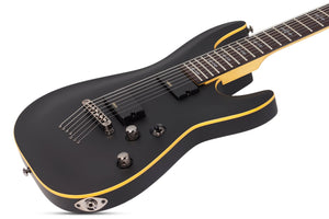 Schecter Demon-7 Electric Guitar Aged Black Satin 3662-SHC