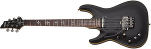 Demon-6 FR S Left-Handed Electric Guitar, Aged Black Satin 3670-SHC