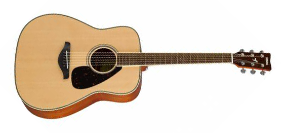 Yamaha FG820 6-String RH FG Series Dreadnought Acoustic Guitar - Natural