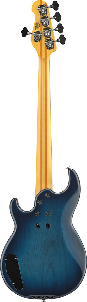 Yamaha BBP35II MBU BB Pro 35 Series Moonlight Blue 5 String RH Bass Guitar with hardshell