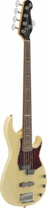 Yamaha BBP35II VW BB Pro 35 Series Vintage White 5 String RH Bass Guitar with hardshell