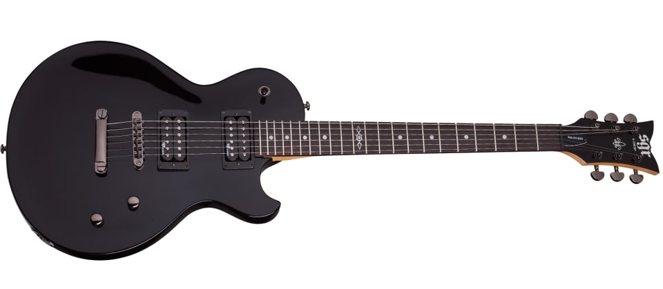 Schecter Solo-II Electric Guitar, Gloss Black Item 3841-SHC