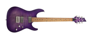 Schecter C-1 Standard Plus Electric Guitar, Transparent Purple Burst 3935-SHC