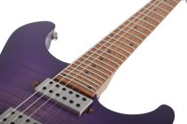Schecter C-1 Standard Plus Electric Guitar, Transparent Purple Burst 3935-SHC