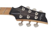 Schecter C-1 Standard Plus Electric Guitar, Transparent Black Burst 3936-SHC