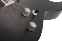 Schecter C-1 Standard Plus Electric Guitar, Transparent Black Burst 3936-SHC