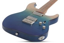 Schecter C-1 Standard Plus Electric Guitar, Blue Fade 3937-SHC