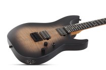 Schecter C-1 Standard Plus Electric Guitar, Ember Burst 3938-SHC
