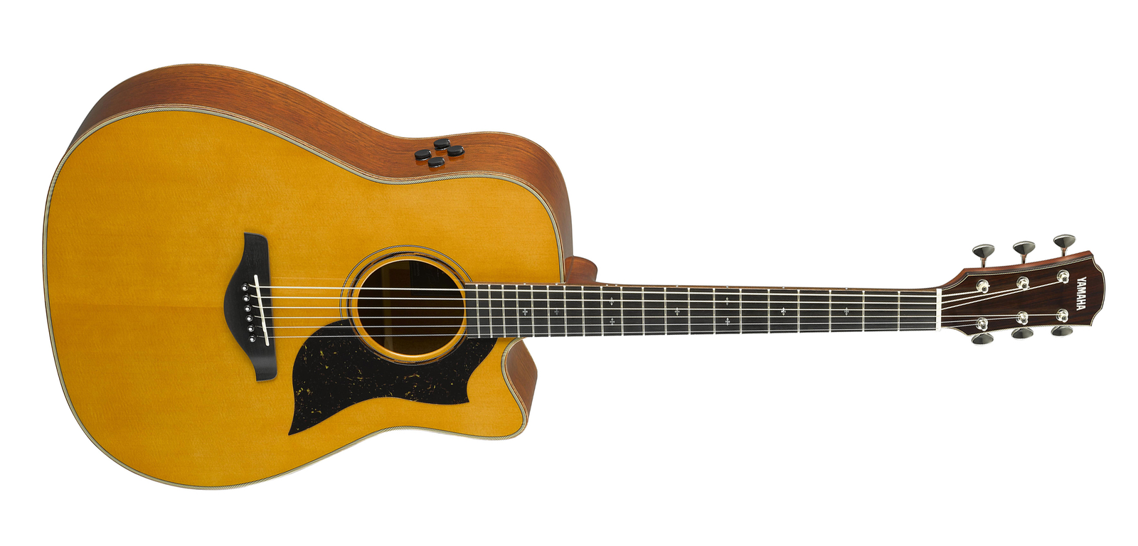 Yamaha A5M VN A Series Vintage Natural Mahogany 6 String RH Acoustic Electric Guitar with Case