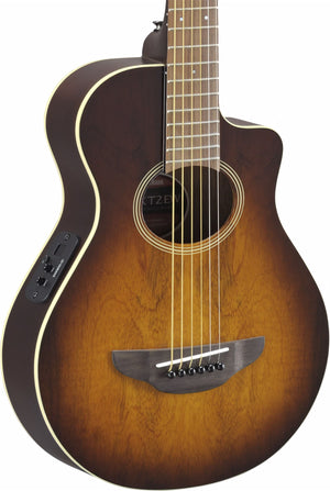 Yamaha APXT2EW TBS APXT Series 3/4 Size Exotic Wood Tobacco Brown Sunburst 6 String RH Acoustic Electric Guitar with Gigbag
