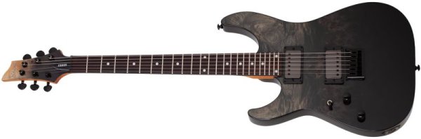 C-1 Standard Left-Handed Electric Guitar, Black Fade Burst Burl 3952-SHC