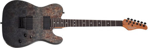 Schecter PT Standard, Black Fade Burst Burl 3955-SHC