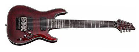 Schecter 1824-SHC Hellraiser C-8 FR 8 String RH Electric Guitar - Black Cherry