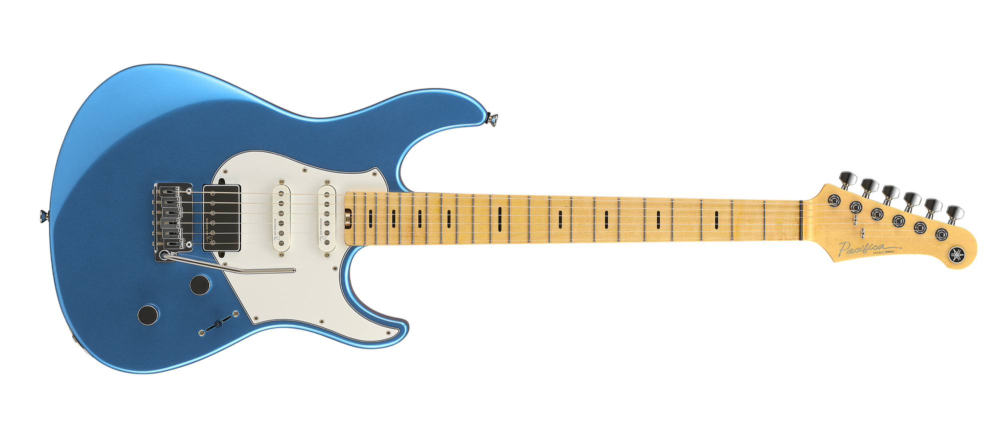 Yamaha PACP12M SB 6-String RH Pacifica Professional Solidbody Electric Guitar w/ Maple Fingerboard – Sparkle Blue